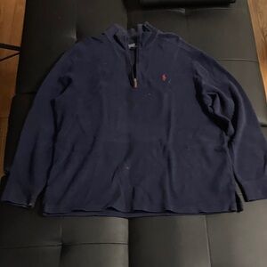 Polo Ralph Lauren Navy Zip-Up Sweater